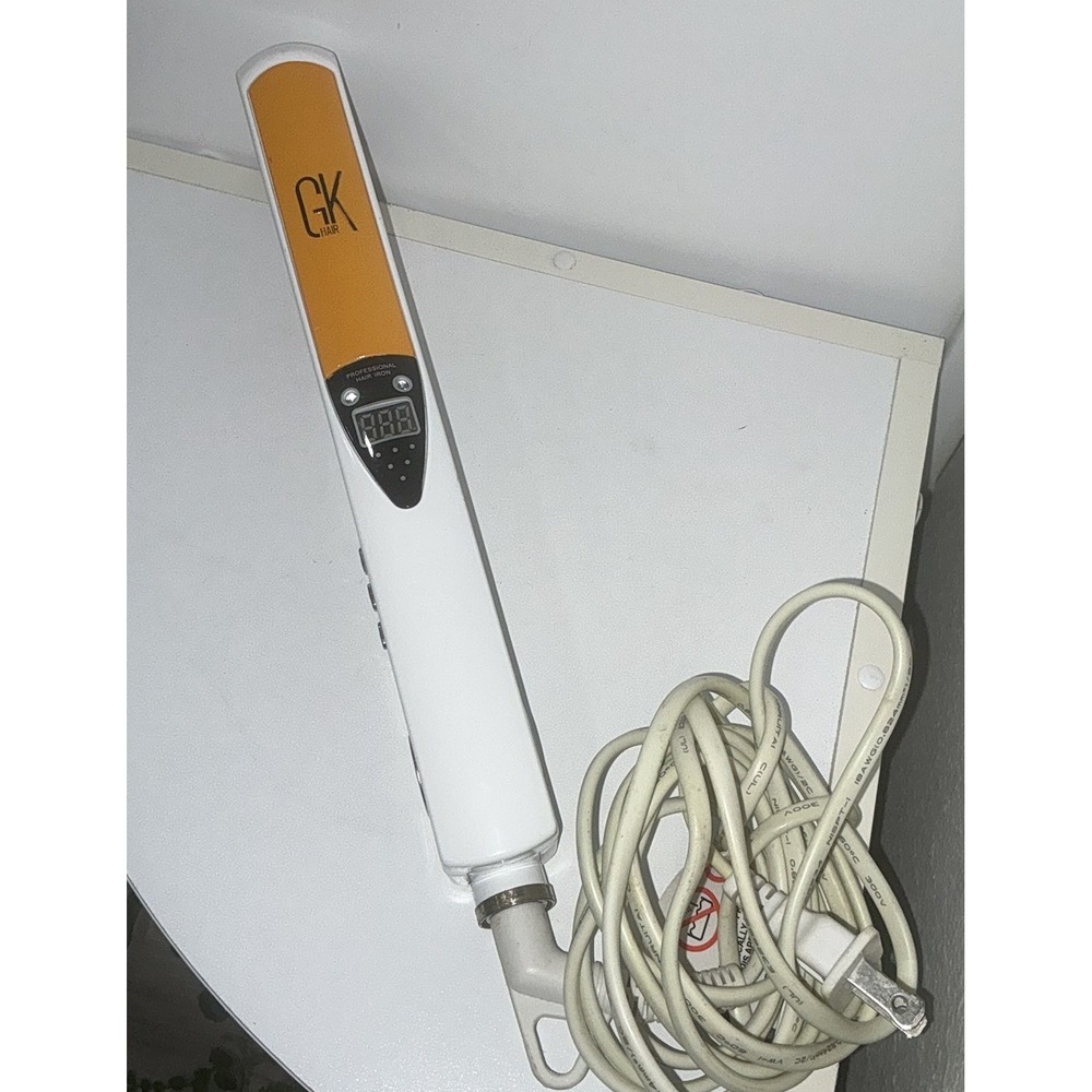 GK D600 Hair Professional Flat Iron Hair Straightener Titanium Plates